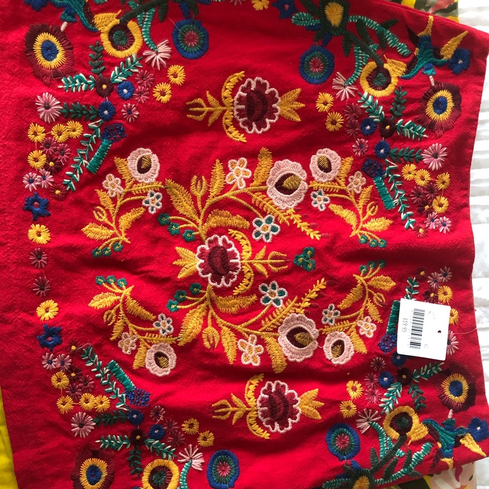 Embroidered skirt